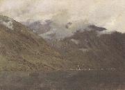 Levitan, Isaak The Comer lake painting